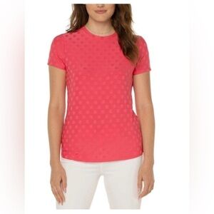 LIVERPOOL LOS ANGELES Polka Dot T-shirt Watermelon Sugar women’s size S